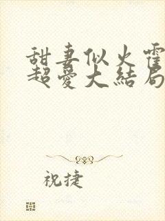 甜妻似火霍爷他超爱大结局