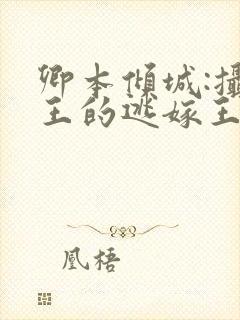 卿本倾城:摄政王的逃嫁王妃