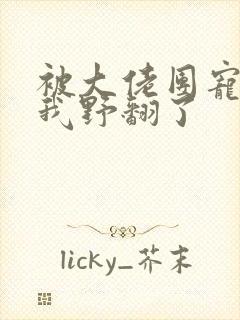 被大佬团宠后的我野翻了封面