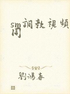sm调教视频男同