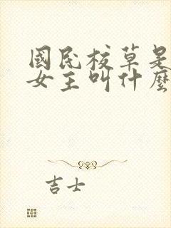 国民校草是女生女主叫什么