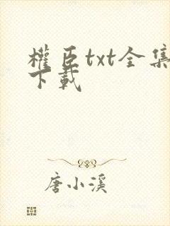 权臣txt全集下载