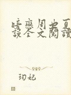 暗恋周也夏瑶小说全文阅读封面