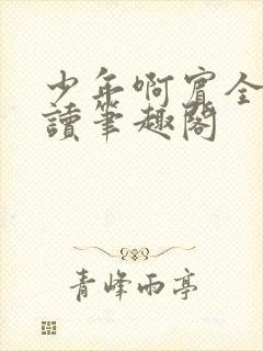 少年啊宾全文阅读笔趣阁