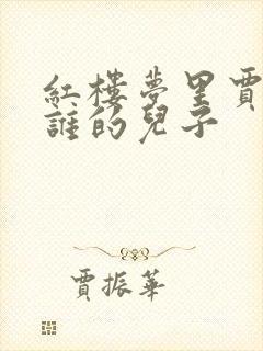 红楼梦里贾珍是谁的儿子