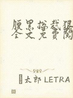 腹黑总裁狠给力全文免费阅读