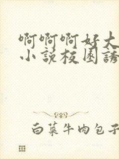 啊啊啊好大好爽小说校园诱惑