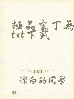 极品家丁无删减txt下载