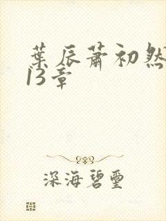 叶辰萧初然6213章