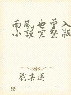 南风也曾入我怀小说完整版大结局