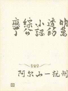 恋综小透明他成了公认的万人迷