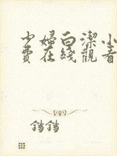 少妇白洁小说免费在线观看封面