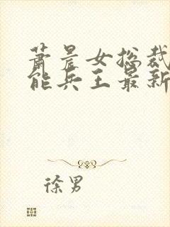 萧晨女总裁的全能兵王最新更新txt封面