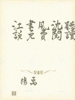 江聿风沈听晚小说免费阅读最新章节