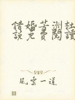 错婚芳洲杜若小说免费阅读笔趣阁封面