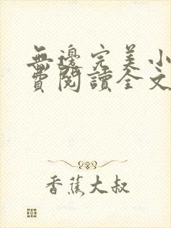 无边完美小说免费阅读全文最新章节