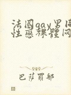 法国gay男同性恋裸体网址