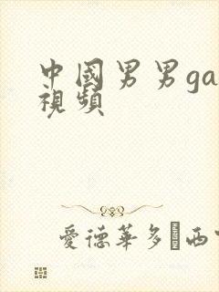 中国男男gay视频