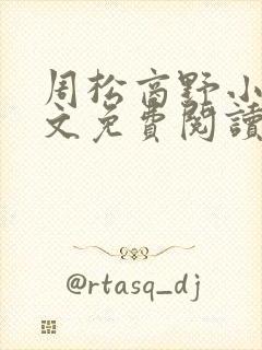 周松商野小说全文免费阅读