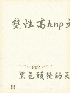 双性高hnp文