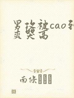 男攻被cao到爽哭高