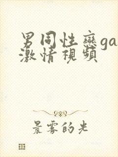 男同性恋gay激情视频