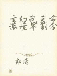 玄幻我天命大反派境界划分