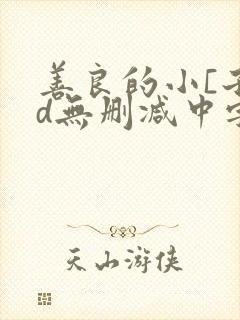 善良的小[子hd无删减中字第2季