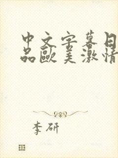 中文字幕日韩精品欧美激情