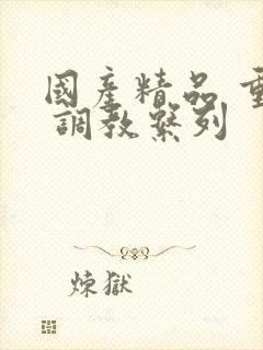 国产精品 重口 调教系列