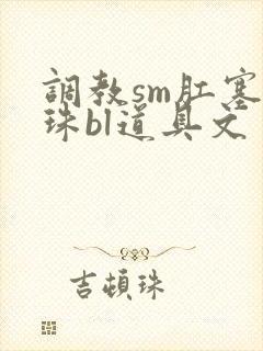 调教sm肛塞拉珠bl道具文