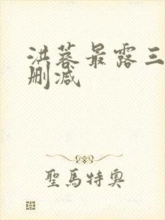 洪蓉最露三级未删减