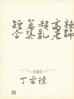 短篇超高辣h文合集乱老师封面