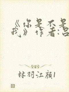 《你是不是喜欢我》作者:吕天逸