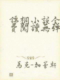 锦桐小说全文免费阅读无弹窗