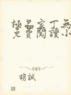 极品家丁无弹窗免费阅读小说封面