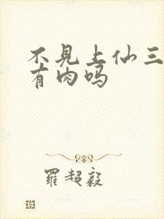 不见上仙三百年有肉吗