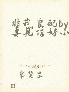 非我良配by吾妻见信好小说免费阅读