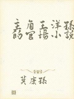 主角王洋孙雪晴的官场小说免费阅读