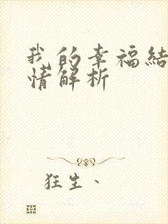 我的幸福结局剧情解析