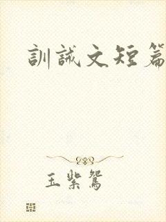 训诫文短篇sp封面