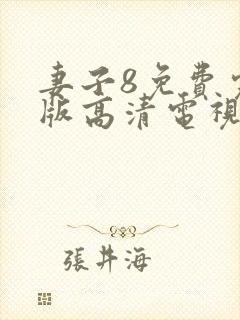 妻子8免费完整版高清电视剧