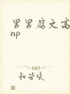 男男腐文高h肉np