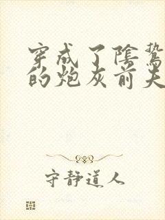 穿成了阴鸷反派的炮灰前夫by封面