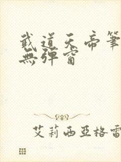 武道天帝笔趣阁无弹窗