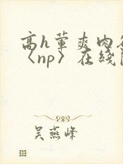 高h荤爽肉欲文〈np〉在线阅读