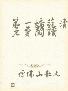 第一娇苏清小说免费阅读封面