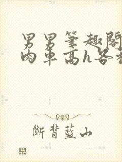 男男笔趣阁高干肉车高h各种play封面