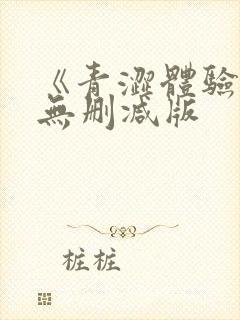 《青涩体验》2无删减版