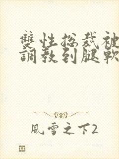 双性总裁被主人调教到腿软小说